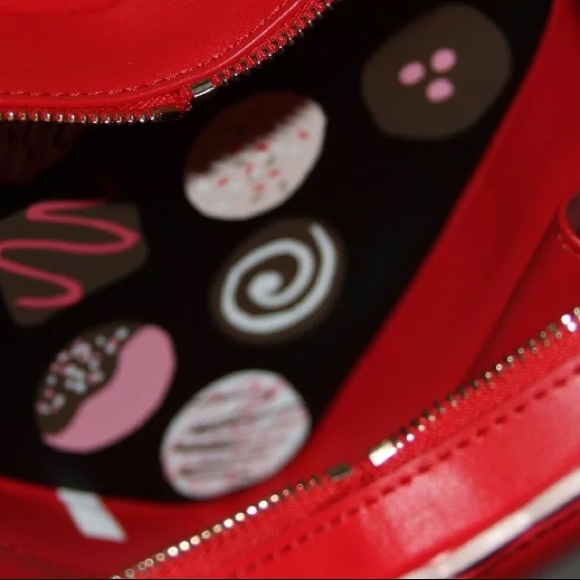 Yours truly Kate spade heart crossbody red multi - Picture 6 of 6